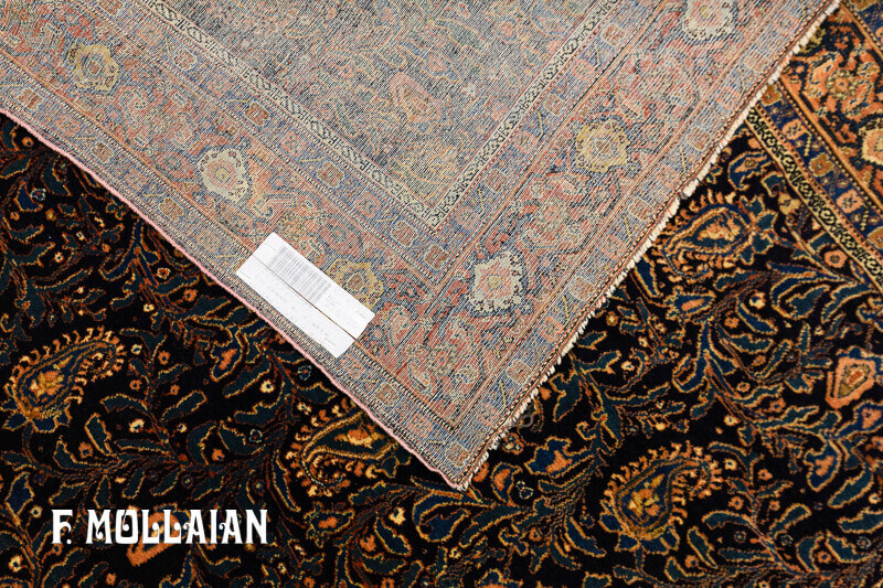 Antique Persian Warp Silk and Part Silk Senneh Rug n°:42923917